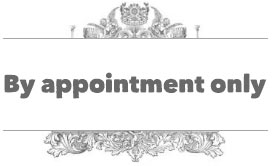 by appointment only